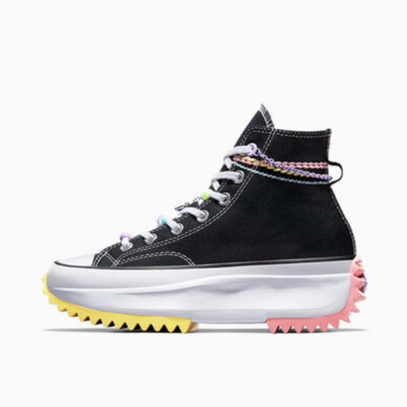 Converse Run Star Hike Platform Embroidered Bracelet Women's Sz - Picture 4 of 16